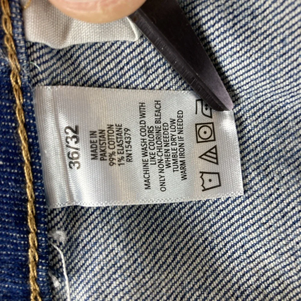 Aeropostale Aero Jeans Men's Size 36x32 Athletic Slim Fit Stretch Blue Denim - Picture 15 of 15